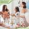 33PCS Baby Shower Game Prizes 4 Set Winners Guest Gifts Bamboo Cheese Board Set Butter Spreaders Fork Spoon Towel Thank You Card and Gift Bags